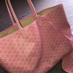RARE PINK GOYARD TOTE